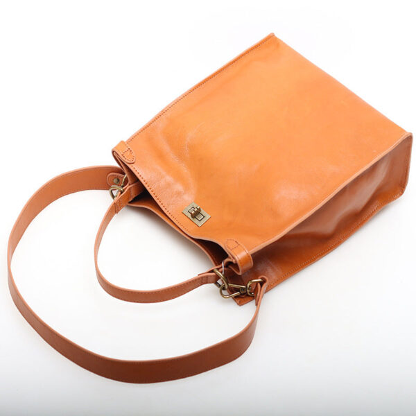 Full Grain Leather Handbag Women Leather Handmade Leather Bag - Image 2