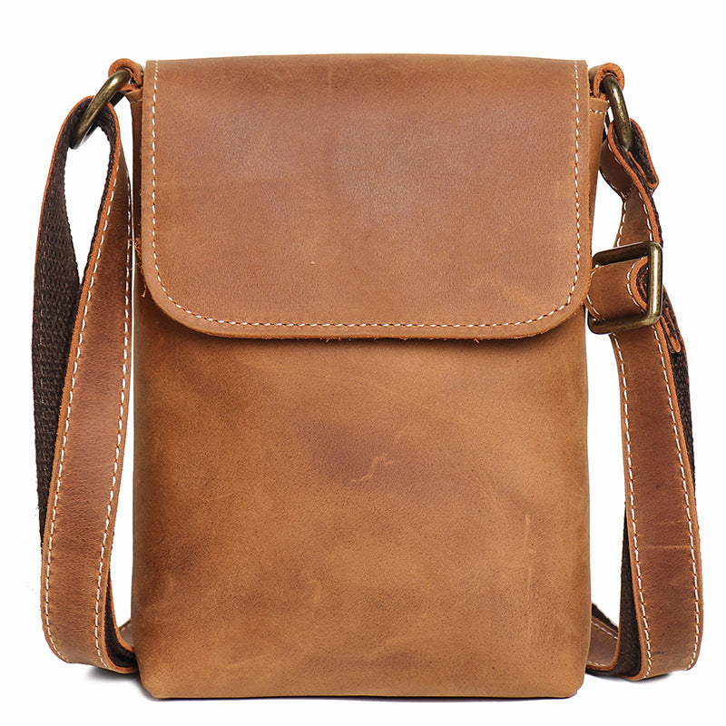 Handmade Genuine Leather Satchel Bag Shoulder Bag - Image 7