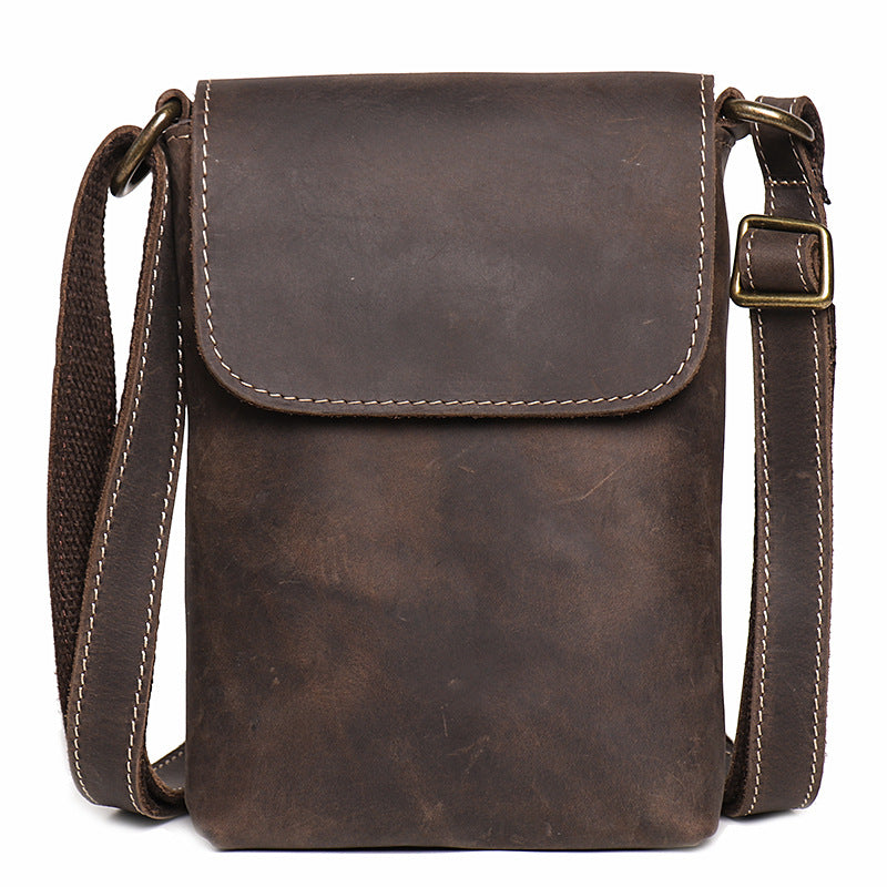 Handmade Genuine Leather Satchel Bag Shoulder Bag - Image 8