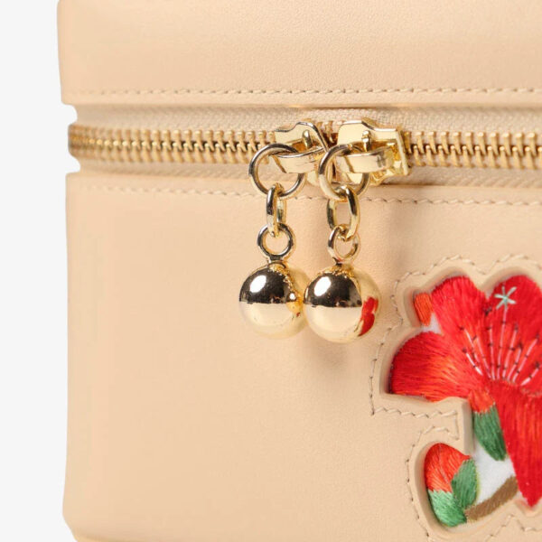 Handcrafted Embroidered Kapok Makeup Bag - Image 8