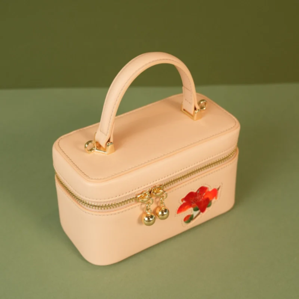 Handcrafted Embroidered Kapok Makeup Bag - Image 5