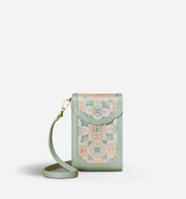 BrocadeJacquardLeatherIntricatePhoneBagWalletJD240043_1