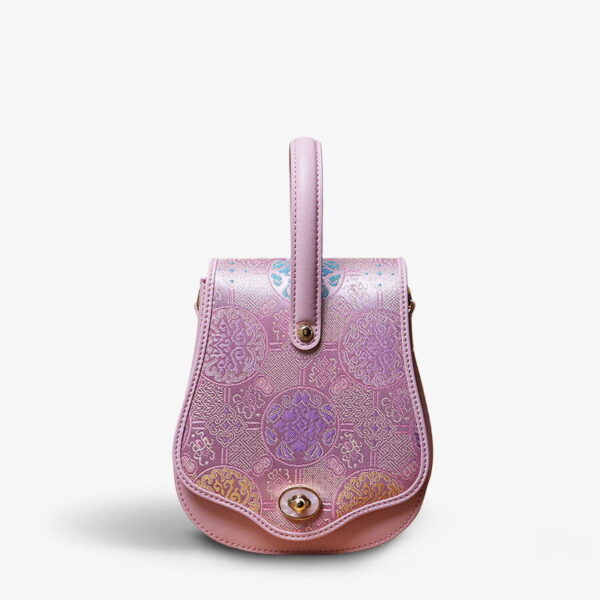 Brocade Jacquard Butterfly Designer Saddle Bag