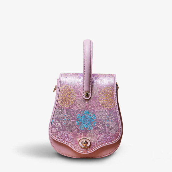 Brocade Jacquard Butterfly Designer Saddle Bag