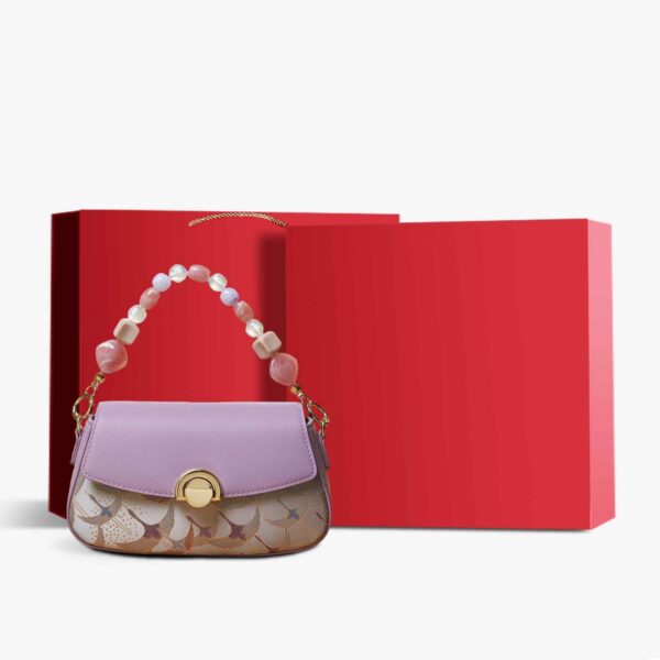 Brocade Jacquard Mulberry Silk Exquisite Handbag - Image 7