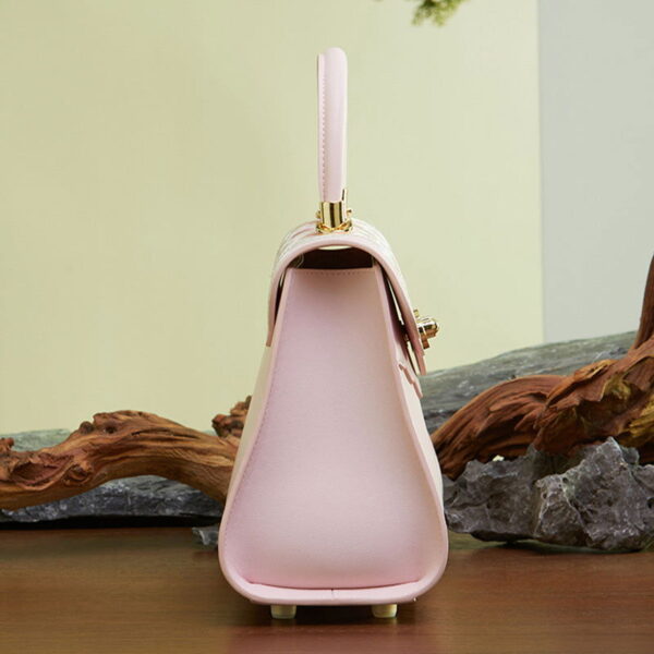 Embroidery Leather Ladies Cute Handbag Treasure Floral - Image 10