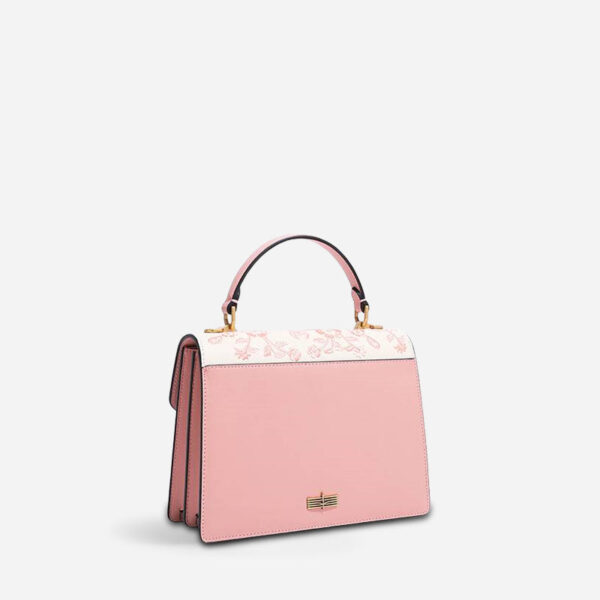 Embroidery Leather Peony Clutch Bag New Chinese Style Handbag - Image 8