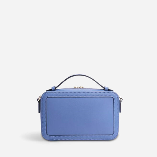 Embroidery Leather Peony Square Shoulder Bag Designer Handbag - Image 7