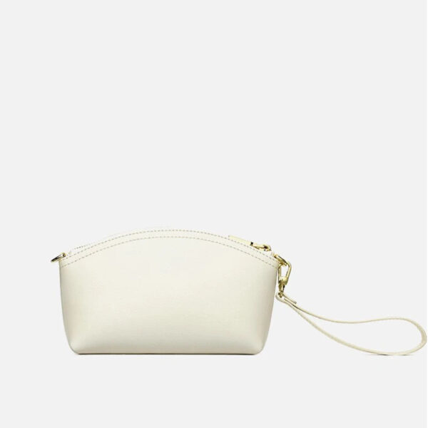 Embroidery Leather White Magnolia Women‘s Handbag Wallet - Image 9