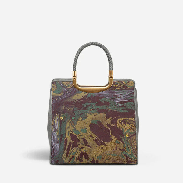 Xiangyunsha Silk Tote Bag Heavy Satin Luxury Women Handbag
