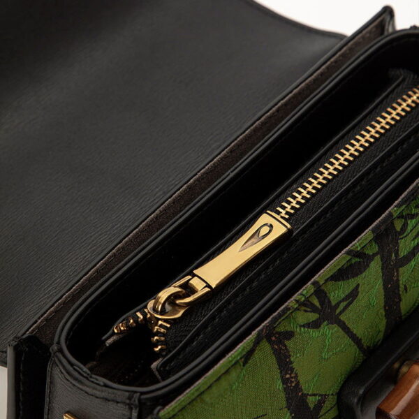 Xiangyunsha Silk Bamboo Joint Delicate Handbag with Pendant - Image 11