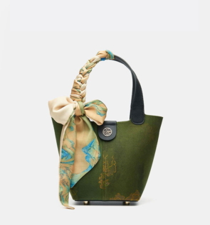 Fragrant_Cloud_Silk_Dark_Green_Bucket_Bag_-_SinoCultural-2478595