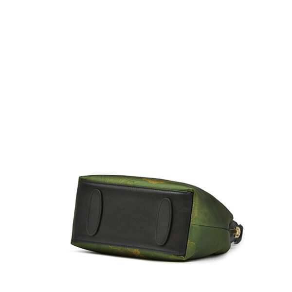 Xiangyunsha Silk Dark Green Mulberry Silk Shoulder Bag - Image 15