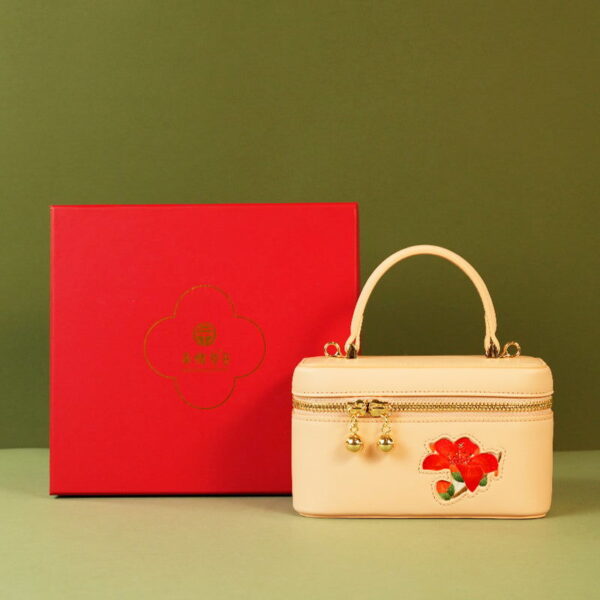Handcrafted Embroidered Kapok Makeup Bag - Image 7