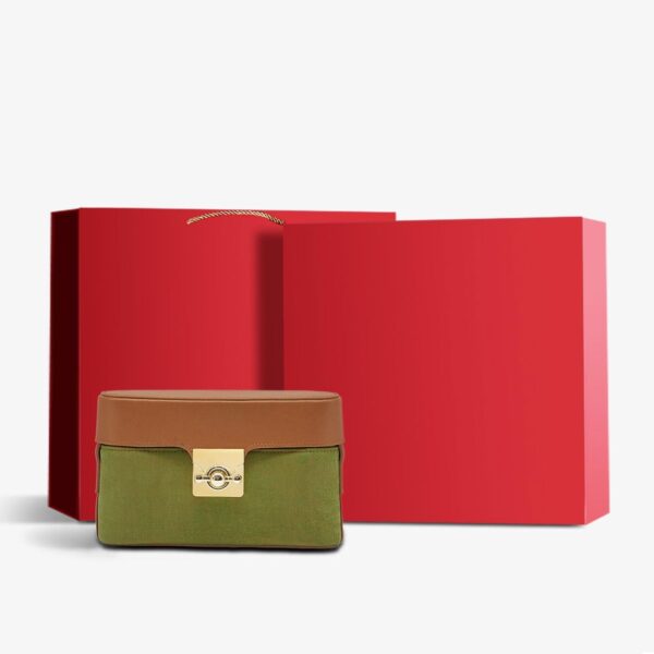 Mulberry Silk Leather Retro Shoulder Square Bag - Image 6