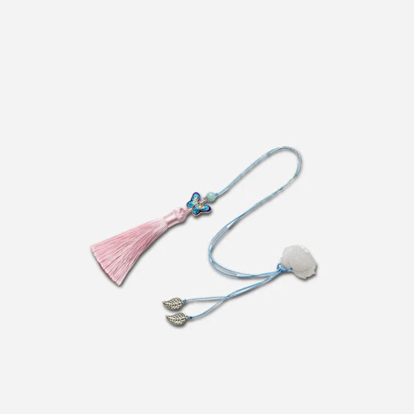 Neo-Chinese Style Elegant Vintage Bookmark and Bag Tassel Pendant - Image 6