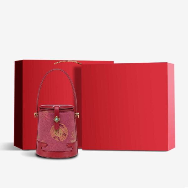 Song Brocade Fragrant Cloud Silk Bucket Bag - Image 21