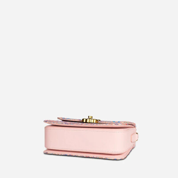Song Brocade Leather Luxurious Clutch Handbag - Image 8