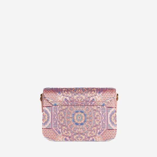 Song Brocade Leather Luxurious Clutch Handbag - Image 7