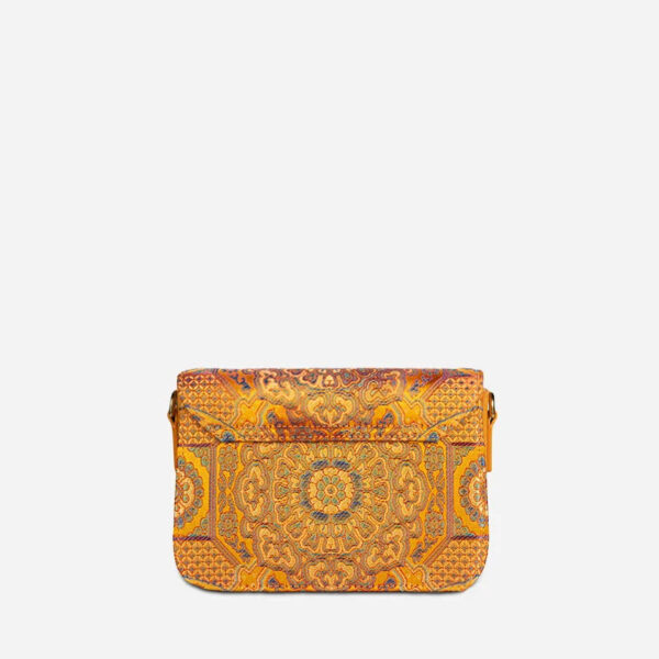 Song Brocade Leather Luxurious Clutch Handbag - Image 12