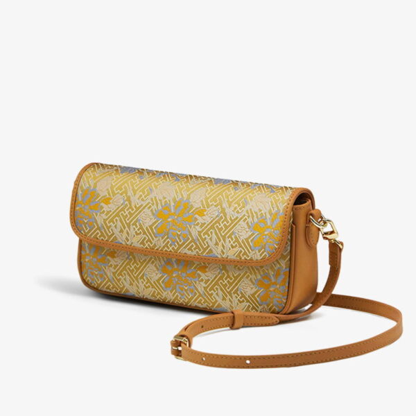 Song Brocade Mulberry Silk Traditional Shoulder Bag - Image 5