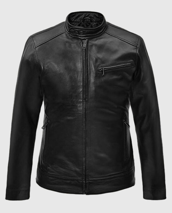 Michael Fassbender Frank Film Leather Jacket - Image 2