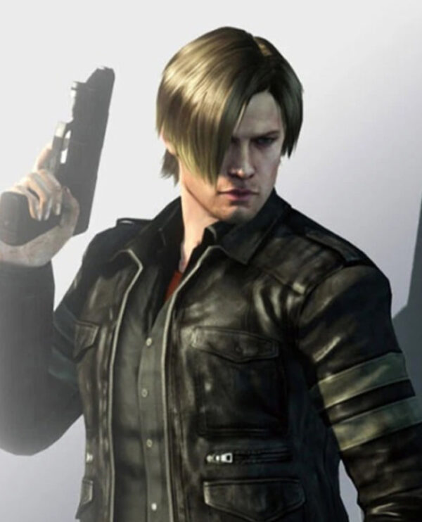 Resident Evil 6 Leon Kennedy Leather Jacket Leon Kennedy Jacket