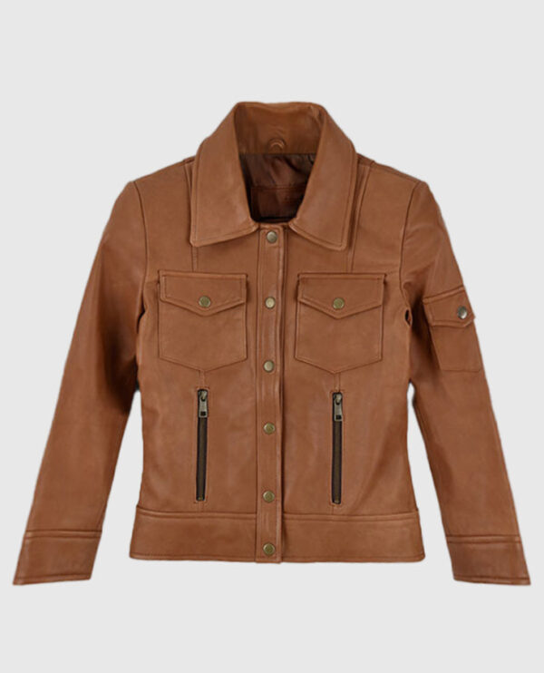 Gigi Hadid Wore the Mango Leather Jacket - Image 2