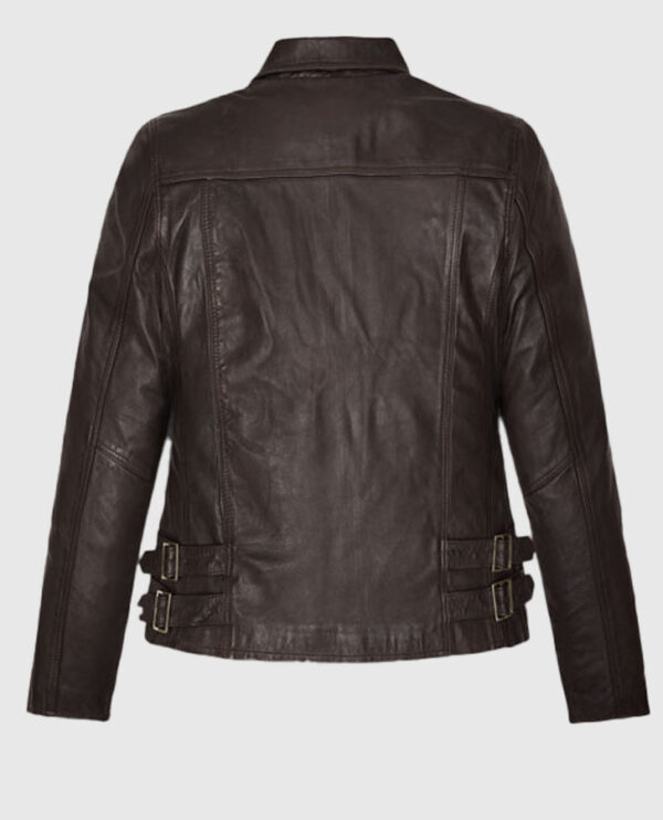 Hailey Baldwin Bieber's Brown Leather Jackets - Image 3
