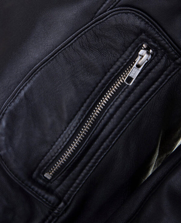 Biker Trend Women's Leather Jacket - Image 3
