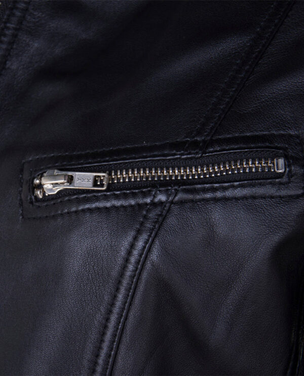 Biker Trend Women's Leather Jacket - Image 4