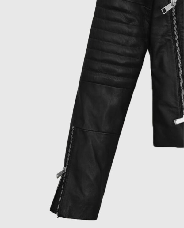 Amanda Seyfried Leather Jacket - Image 5