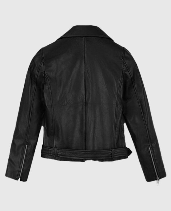Adele Exarchopoulos Black Leather Jacket - Image 10