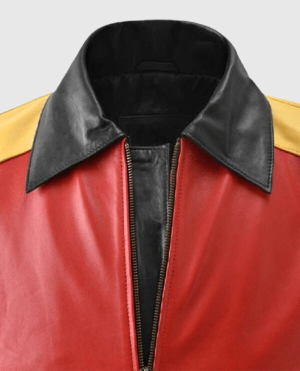 Men's 8 Ball Pool Bomber Leather Jacket - Image 5