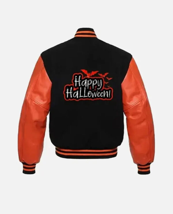 Happy Halloween Varsity Jacket - Image 2