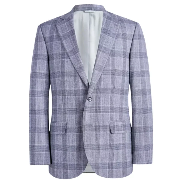 Mens 1920s Vintage Blue slim suits for men - Image 5