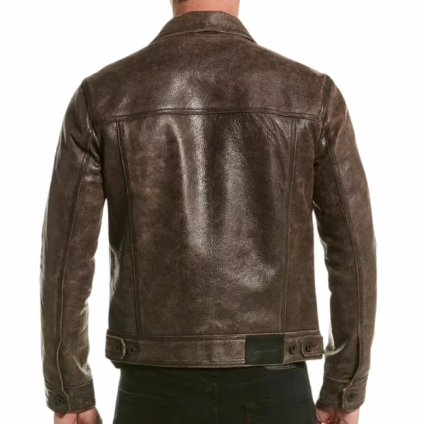 Mens Brown Saul Jacket - Image 2