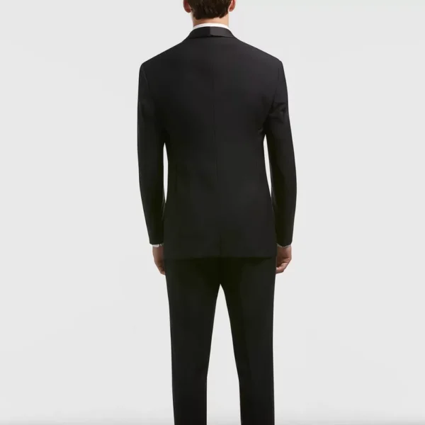 Black and Purple Tuxedo For Men - Image 2