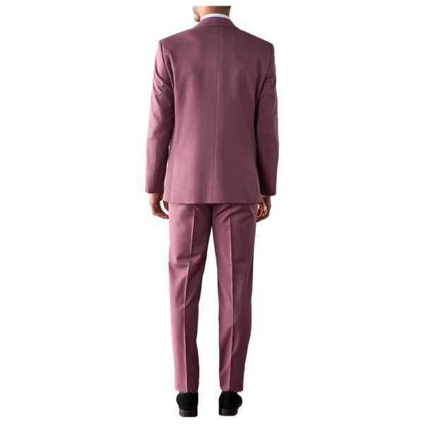 2 Piece Rose Pink Shawl Collar Tuxedo - Image 7