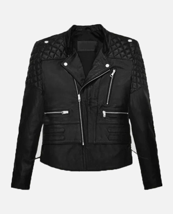 Kristen Stewart Leather Biker Jacket - Image 2