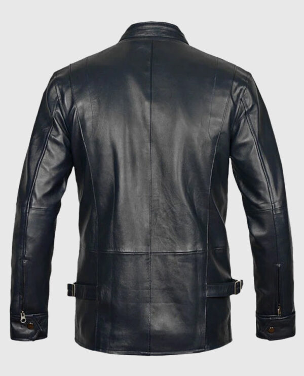 Vin Diesel Fast And Furious 6 Blue Leather Jacket - Image 2