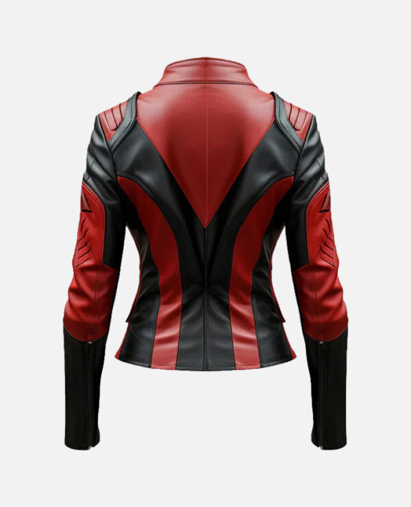 Italian Women's Vegan Leather Jacket - Image 2