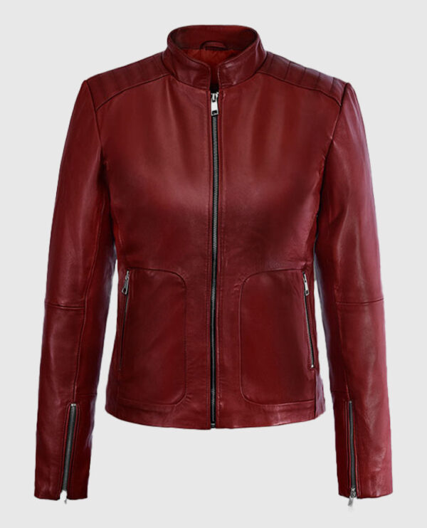 Kaya Scodelario Resident Evil Leather Jacket - Image 2