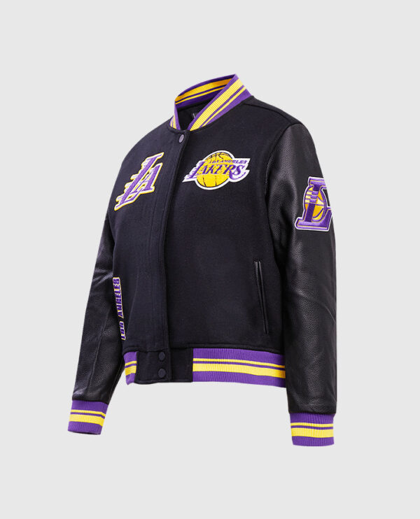 NBA Los Angeles Lakers Women's Varsity Jacket - Image 4