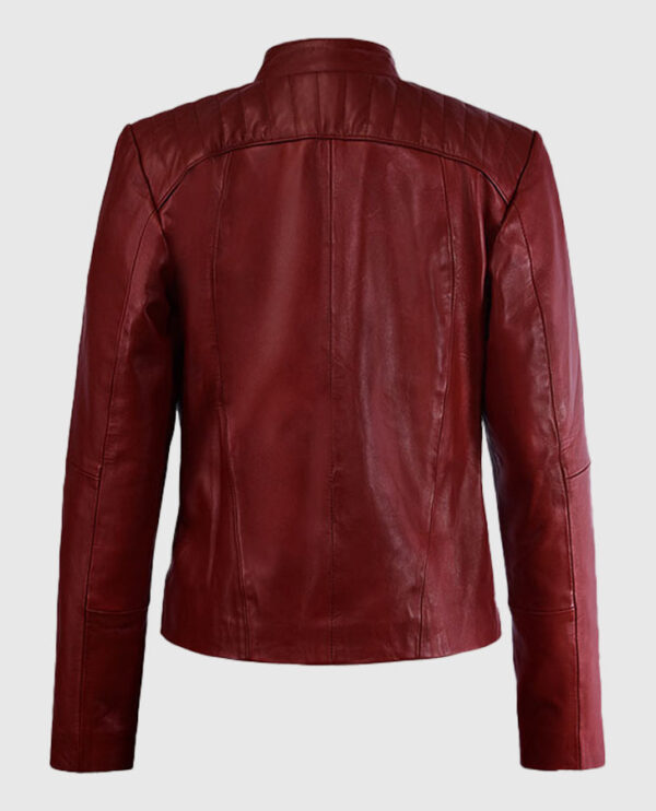 Kaya Scodelario Resident Evil Leather Jacket - Image 3
