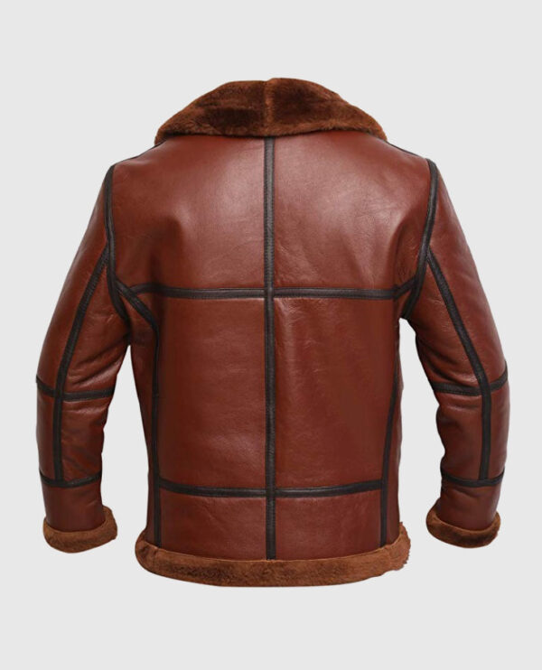 Men's RAF British Shearling Aviator Jacket - Image 2