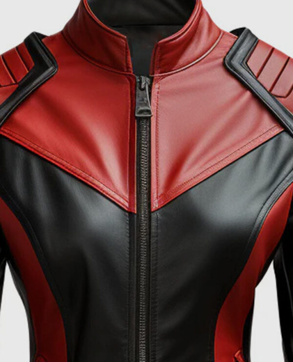 Italian Women's Vegan Leather Jacket - Image 4