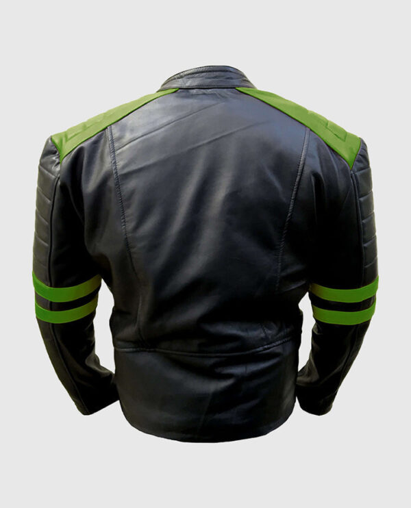 Marlon Brando Black Biker Leather Jacket - Image 2