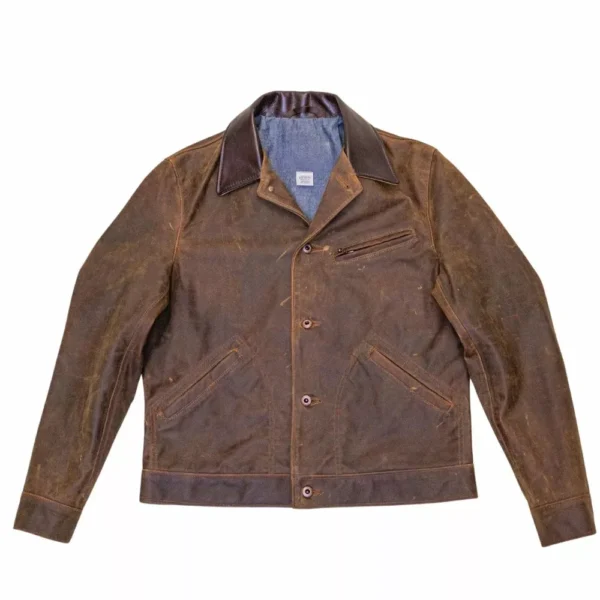 Charles Brown Cowboy Leather Jacket - Image 4