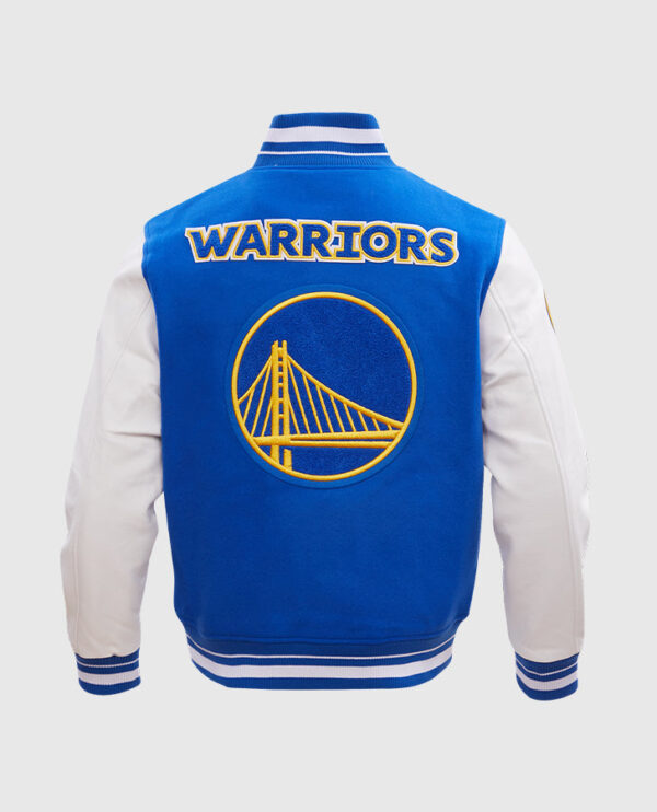 NBA Golden State Warriors Men's Varsity Jacket - Image 2